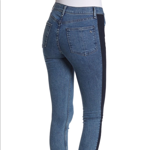 rag and bone mazie jean with side stripe - Picture 2 of 5